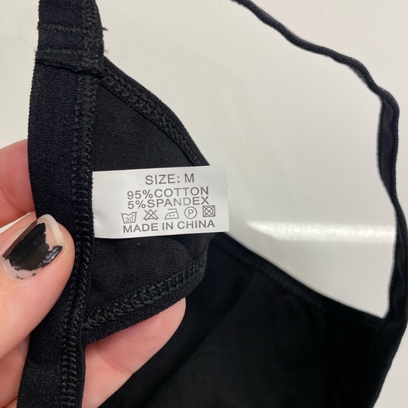 Black Thong Panties Underwear Set of 3 Size Small Medium NWT - Picture 6 of 9